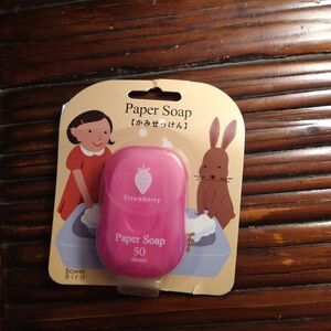 Hand Soap Strawberry Paper Soap 50 Sheets